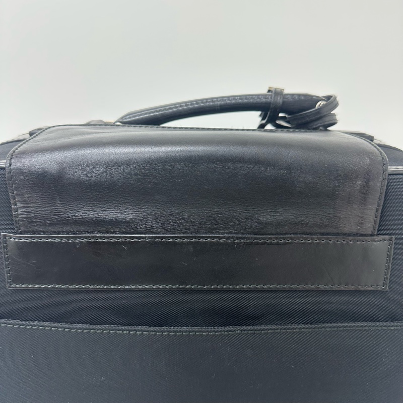 Gucci 黑色尼龍拉桿行李箱🧳 vintage 二手 中古 旅行-22
