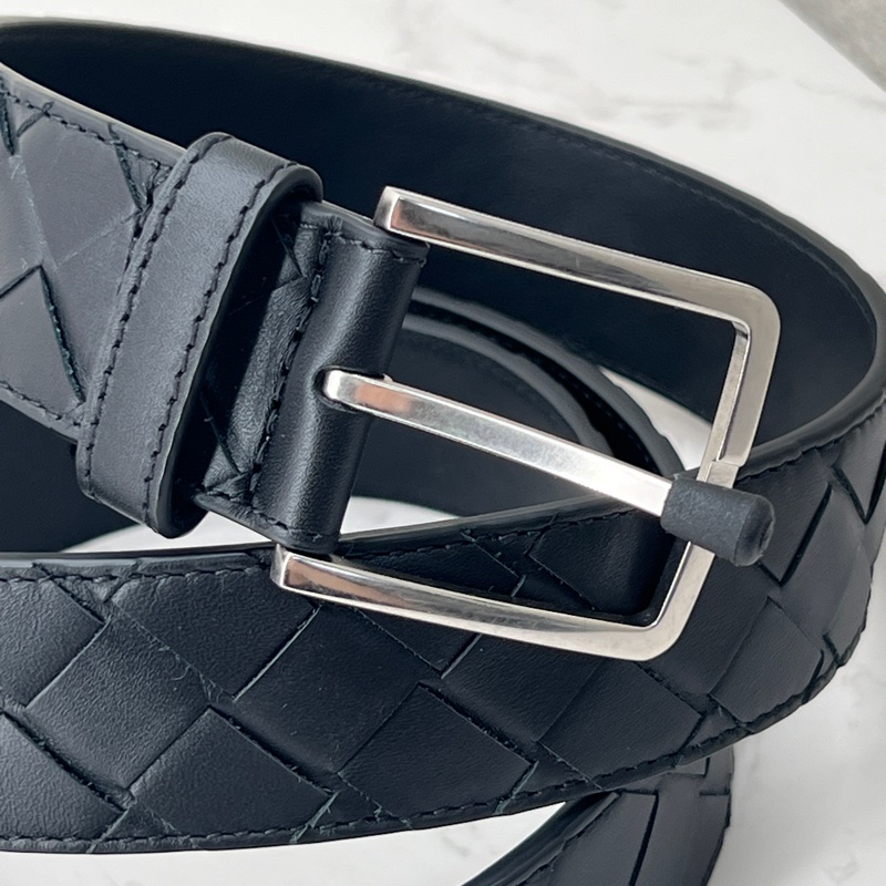 香緹國際精品 866 BV皮帶 編織 黑色-3