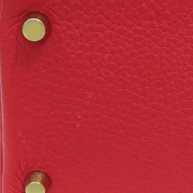 紅色 TC牛皮 Kelly 32 兩用包 T刻 金釦【HERMES 愛馬仕】-16