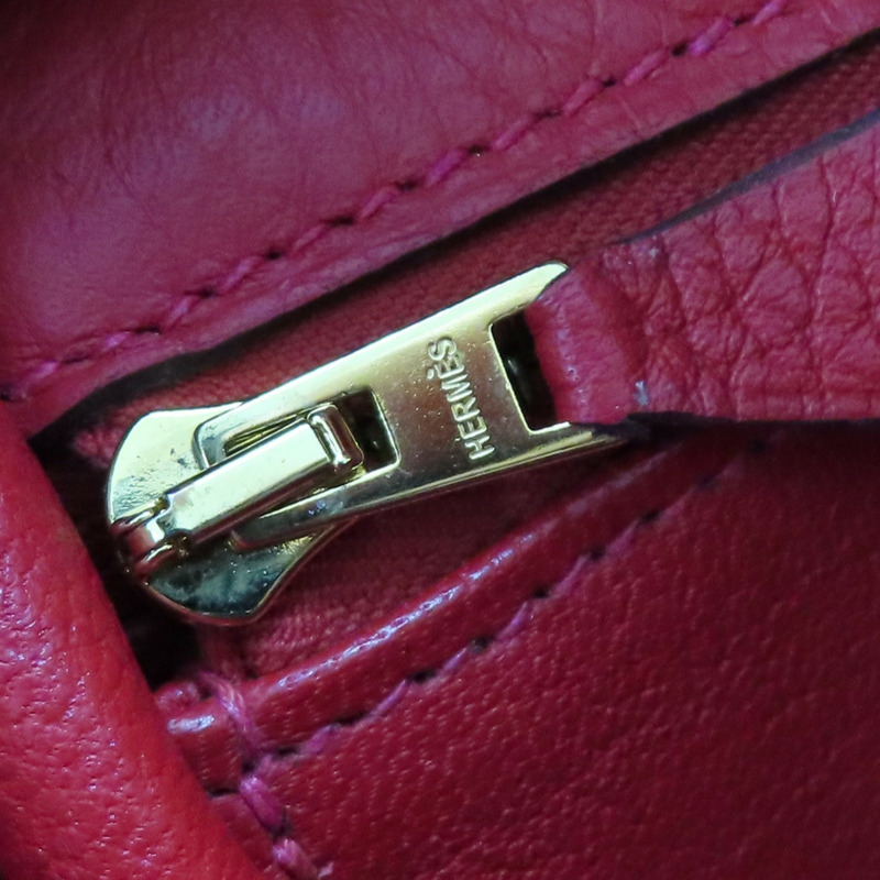 紅色 TC牛皮 Kelly 32 兩用包 T刻 金釦【HERMES 愛馬仕】-18