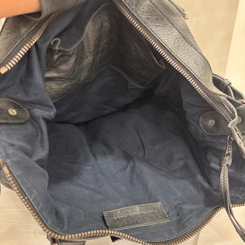 Balenciaga 巴黎世家 經典機車托特包 中古 二手 vintage-12