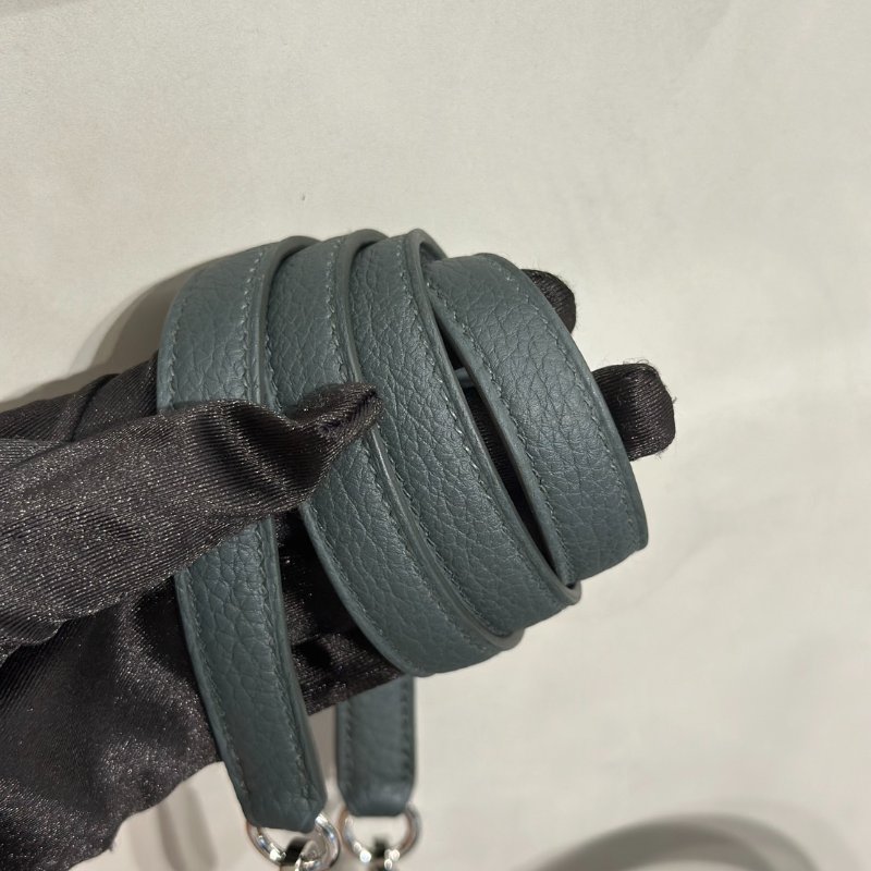 HERMES Kelly 25 - 灰綠銀 K-8