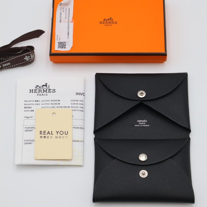 HERMES Calvi duo - 黑 G-10