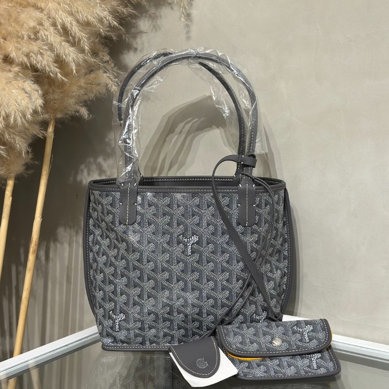 GOYARD 新版Anjou mini tote - 灰-0