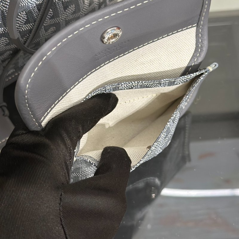 GOYARD 新版Anjou mini tote - 灰-7