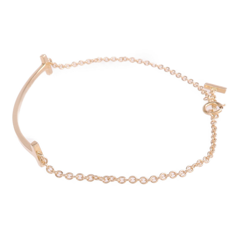 TIFFANY＆CO 18K玫瑰金T Smile Bracelet手鏈-1