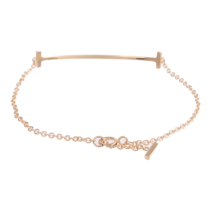 TIFFANY＆CO 18K玫瑰金T Smile Bracelet手鏈-2
