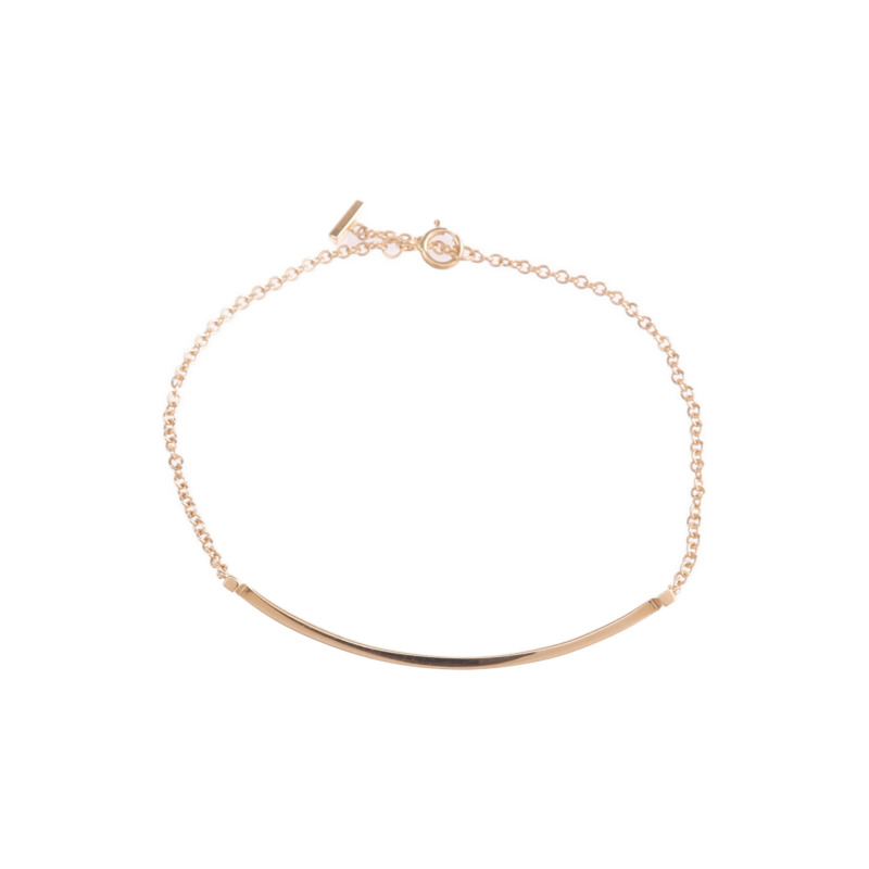 TIFFANY＆CO 18K玫瑰金T Smile Bracelet手鏈-3