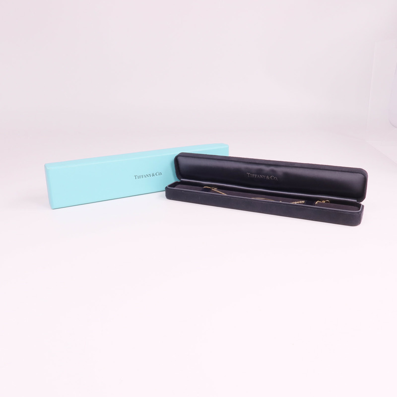 TIFFANY＆CO 18K玫瑰金T Smile Bracelet手鏈-8