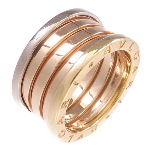 BVLGARI 18K黃金/白金/玫瑰金B-zero1戒指BVLGARI#54/US#6.5