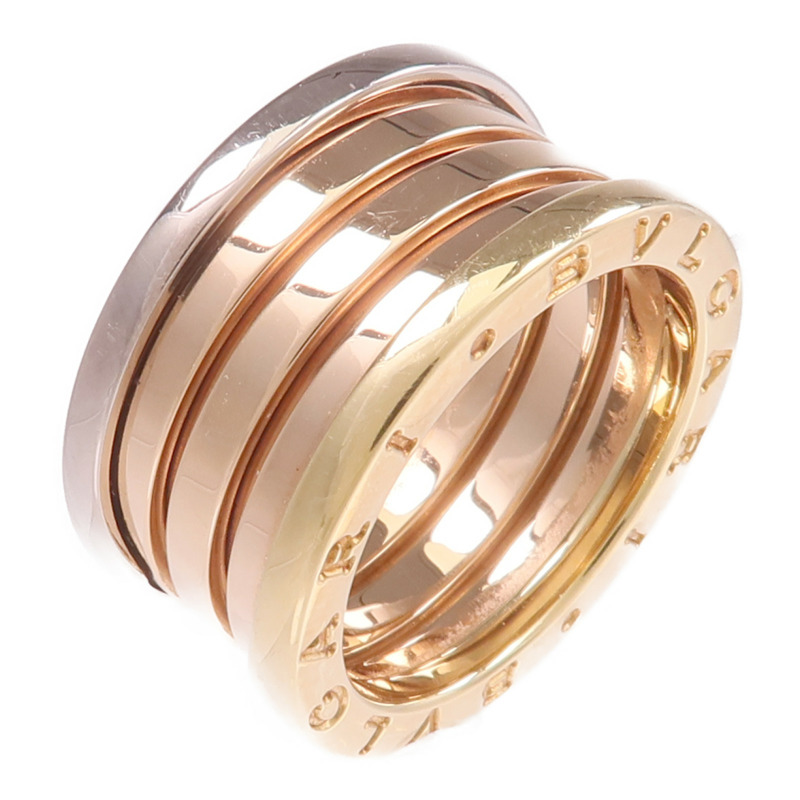 BVLGARI 18K黃金/白金/玫瑰金B-zero1戒指BVLGARI#54/US#6.5-0
