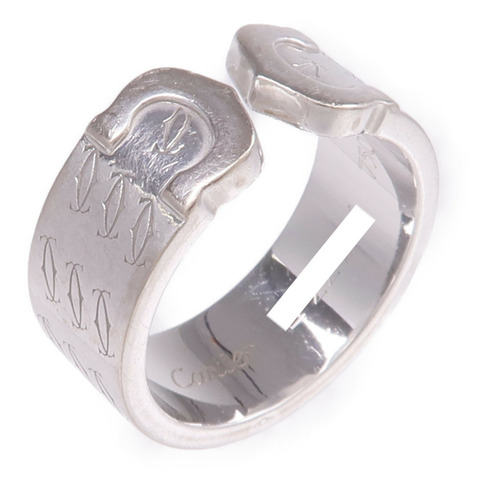 CARTIER 18K白金C2 Ring戒指Cartier#53/US#6.5