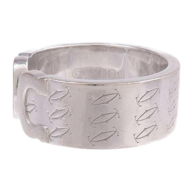 CARTIER 18K白金C2 Ring戒指Cartier#53/US#6.5-2