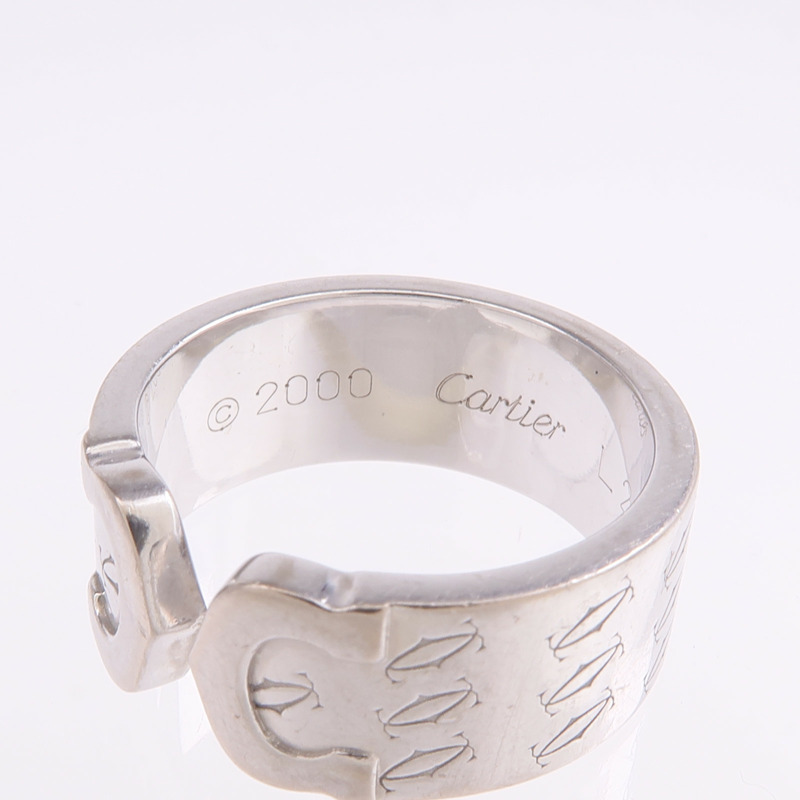 CARTIER 18K白金C2 Ring戒指Cartier#53/US#6.5-4