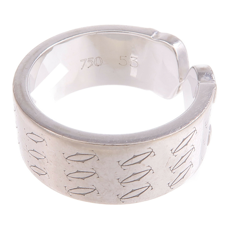 CARTIER 18K白金C2 Ring戒指Cartier#53/US#6.5-5
