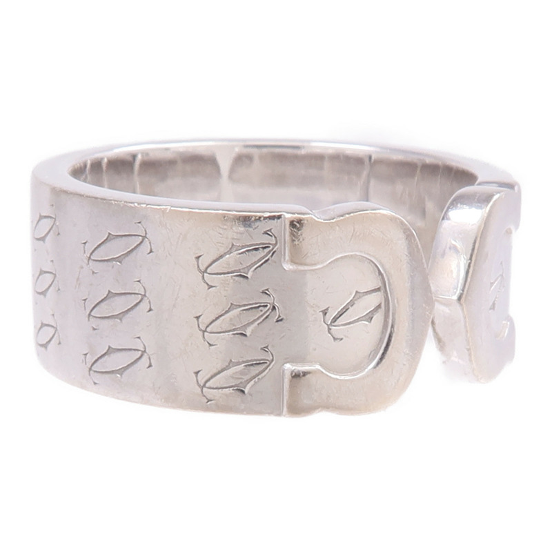 CARTIER 18K白金C2 Ring戒指Cartier#53/US#6.5-7