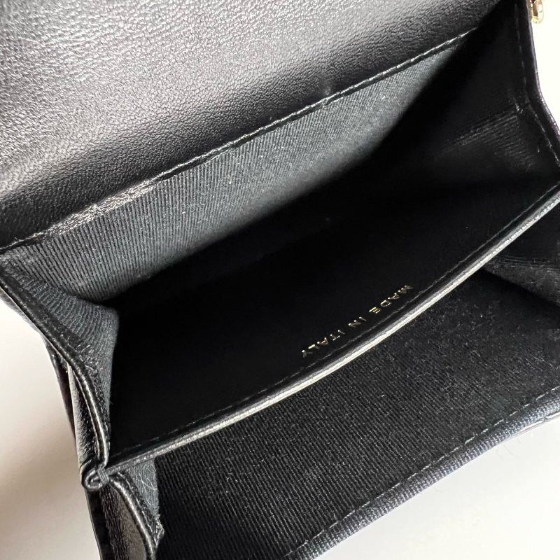 CHANEL 珍珠小廢包羊皮黑 AP2583/保卡款31開-8