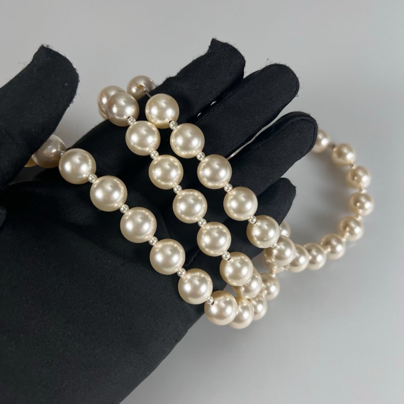 CHANEL 珍珠小廢包羊皮黑 AP2583/保卡款31開-9