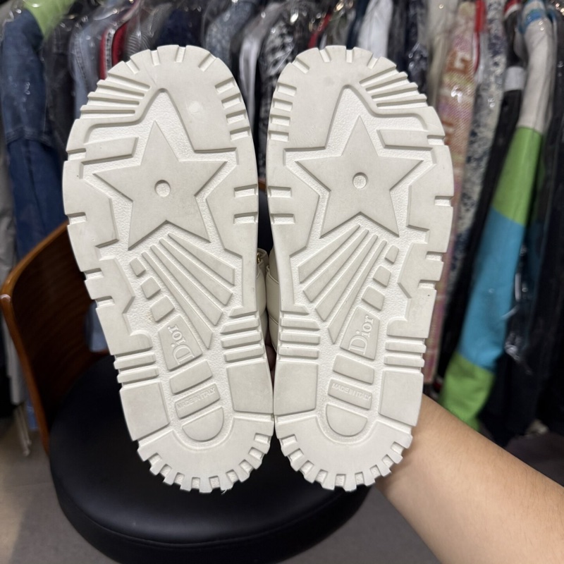 Dior迪奧ACT白色魔術貼涼鞋 37 碼 無附件-8
