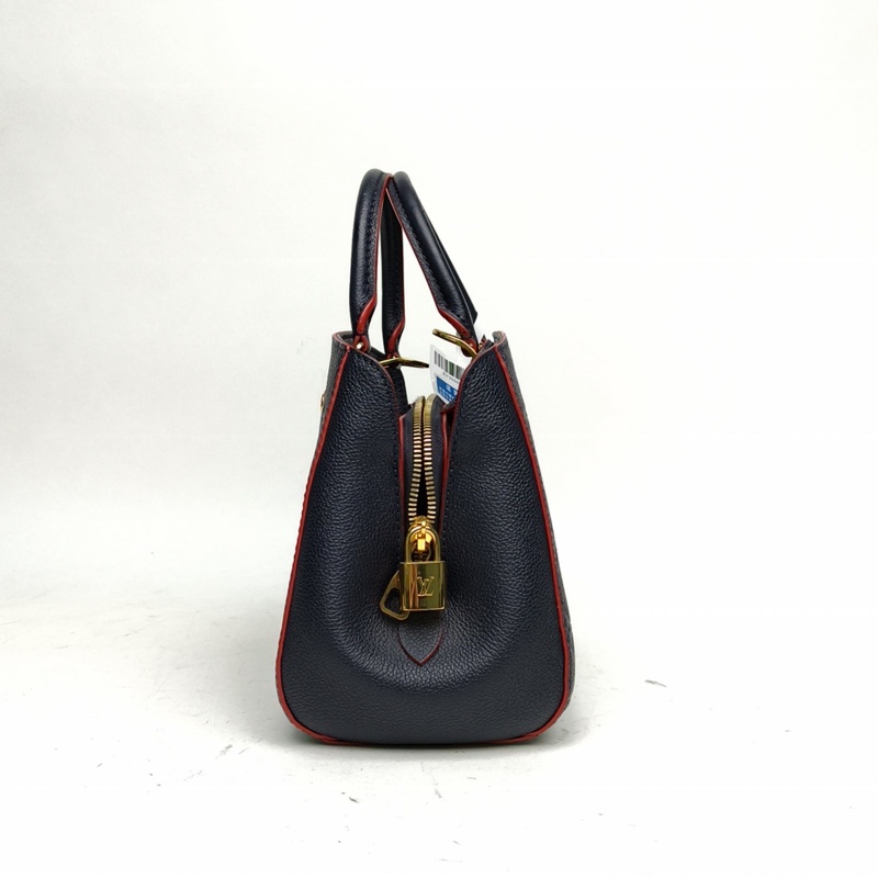 LOUIS VUITTON Montaigne蒙田BB29藍色牛皮金扣2017-1