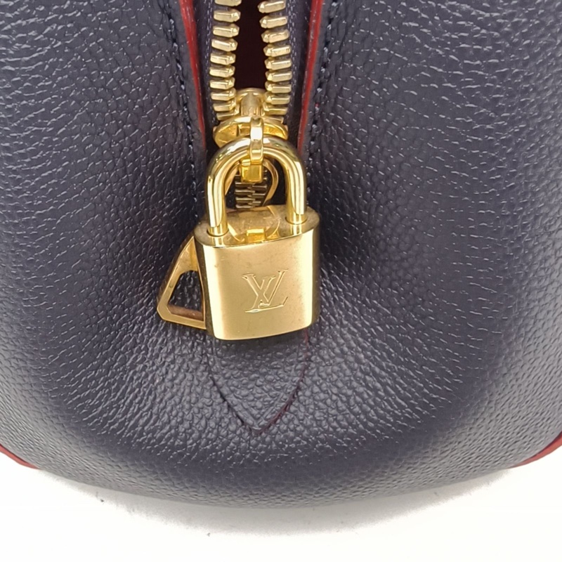 LOUIS VUITTON Montaigne蒙田BB29藍色牛皮金扣2017-4