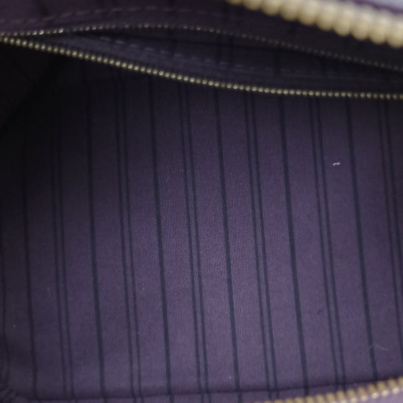 LOUIS VUITTON Speedy25配肩帶紫色牛皮2012-5