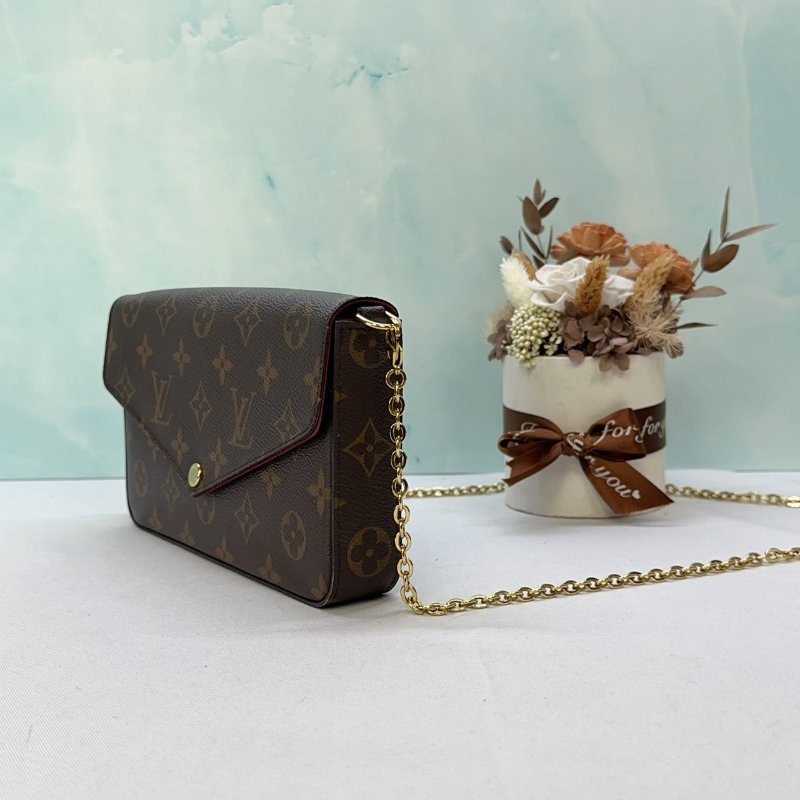 LV 老花三合一鏈帶包-2