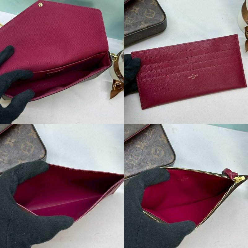 LV 老花三合一鏈帶包-5