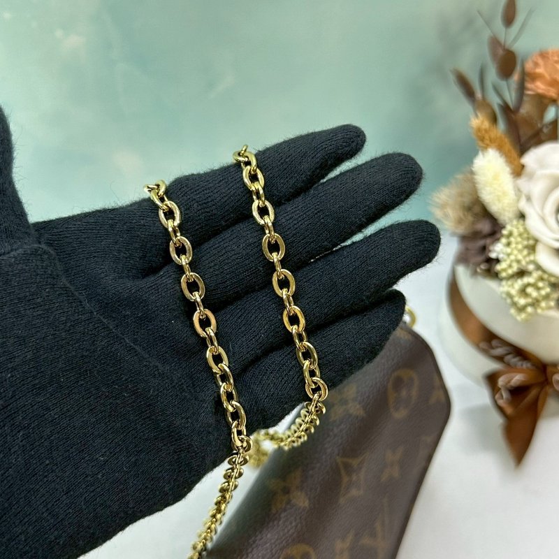 LV 老花三合一鏈帶包-6