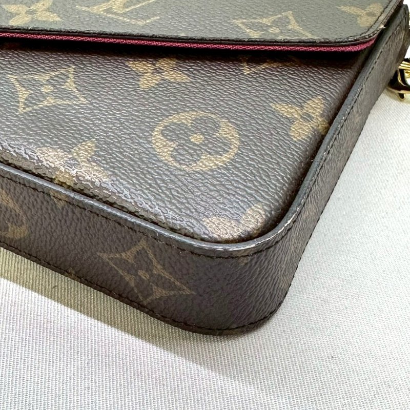 LV 老花三合一鏈帶包-9