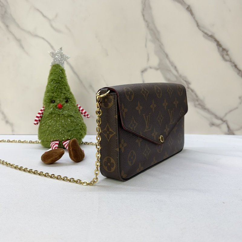 LV 三合一老花鏈帶包-3