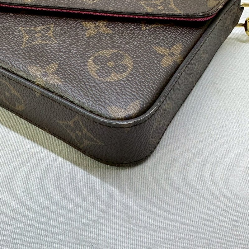 LV 三合一老花鏈帶包-8