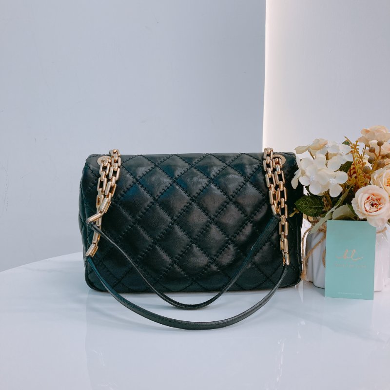 MS0612 Chanel 香奈兒菱格翻蓋式鍊帶包包Wild Stitch Chain Flap Small Calfskin-1