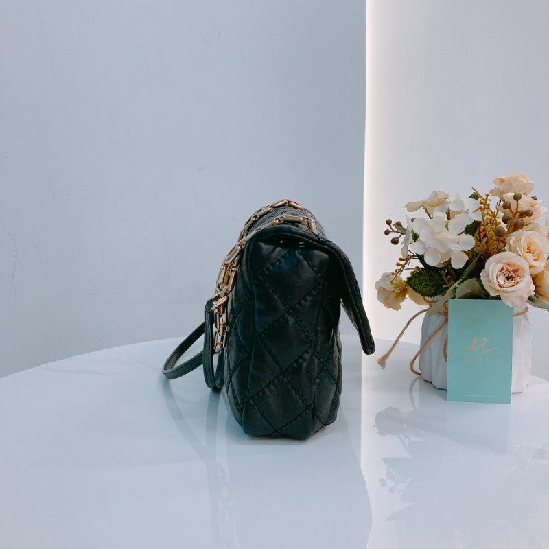 MS0612 Chanel 香奈兒菱格翻蓋式鍊帶包包Wild Stitch Chain Flap Small Calfskin-2