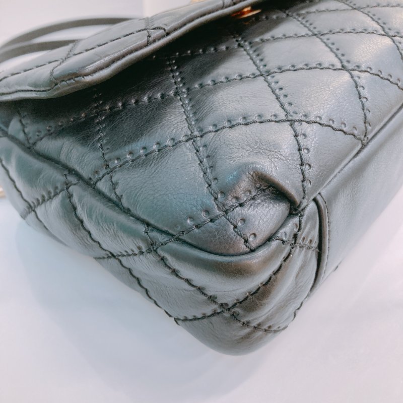 MS0612 Chanel 香奈兒菱格翻蓋式鍊帶包包Wild Stitch Chain Flap Small Calfskin-5