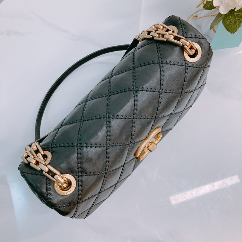 MS0612 Chanel 香奈兒菱格翻蓋式鍊帶包包Wild Stitch Chain Flap Small Calfskin-9