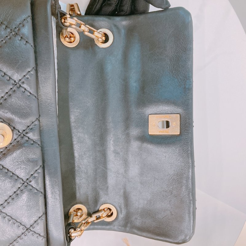 MS0612 Chanel 香奈兒菱格翻蓋式鍊帶包包Wild Stitch Chain Flap Small Calfskin-12