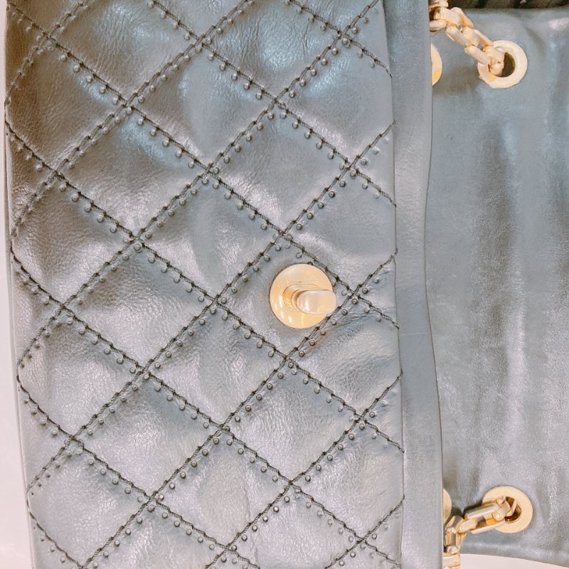 MS0612 Chanel 香奈兒菱格翻蓋式鍊帶包包Wild Stitch Chain Flap Small Calfskin-13