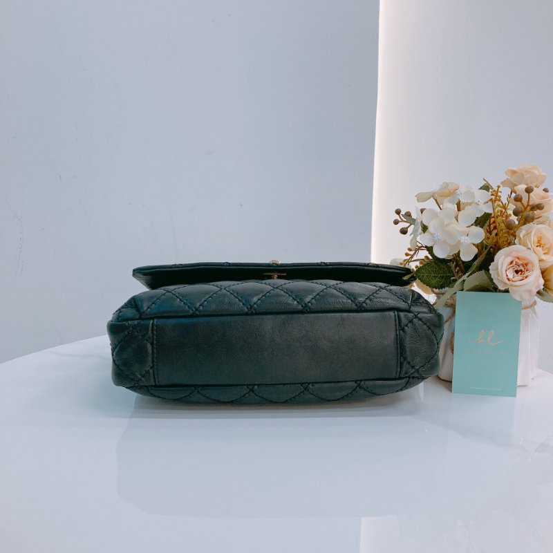 MS0612 Chanel 香奈兒菱格翻蓋式鍊帶包包Wild Stitch Chain Flap Small Calfskin-20