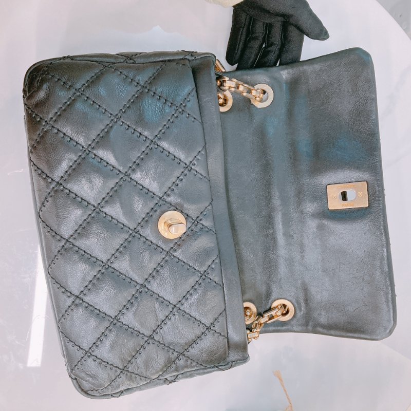 MS0612 Chanel 香奈兒菱格翻蓋式鍊帶包包Wild Stitch Chain Flap Small Calfskin-25