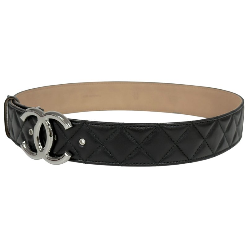 CHANEL CC 菱格紋 腰帶 38mm-6