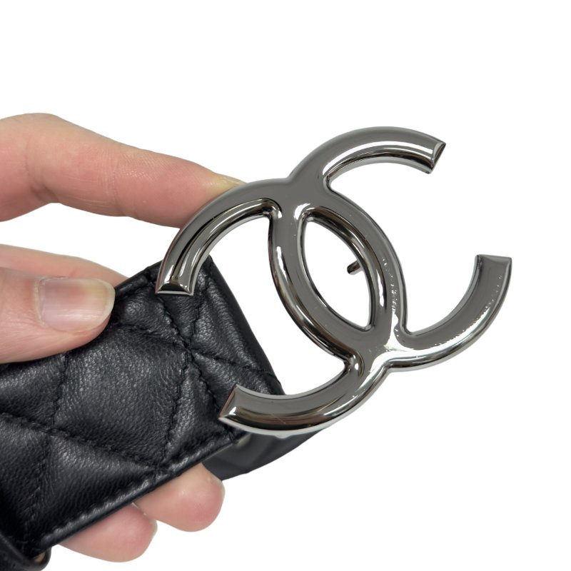 CHANEL CC 菱格紋 腰帶 38mm-8