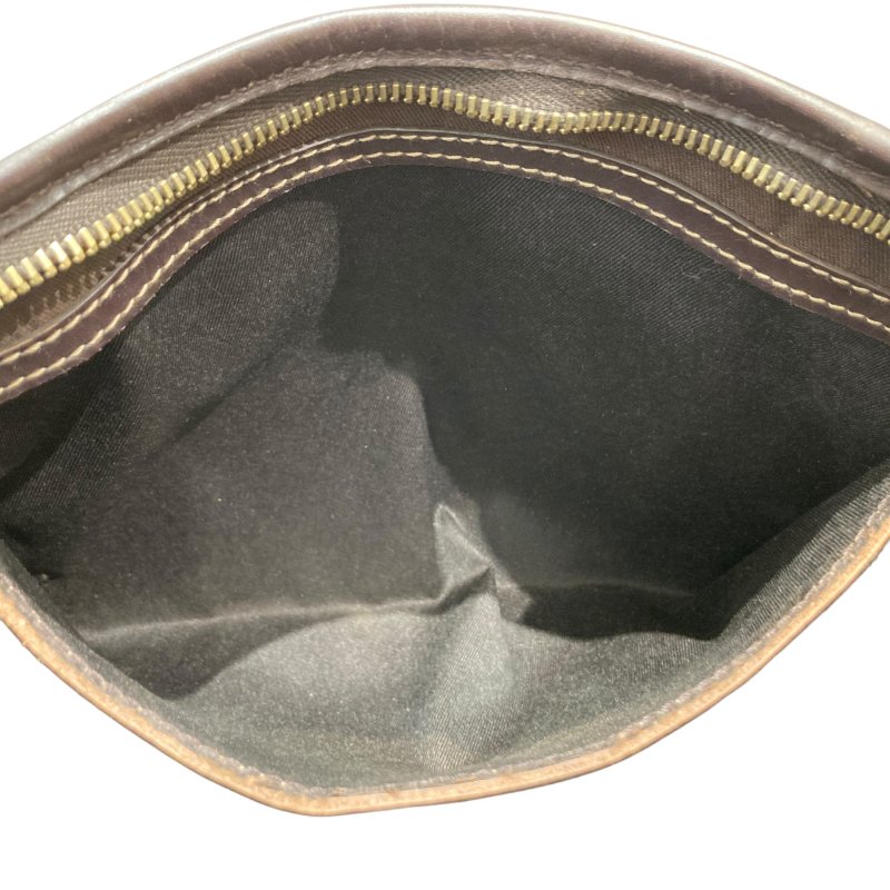 GUCCI 古馳 TOTE BAG 帆布 PVC 老花 托特包 棕色 金釦-10