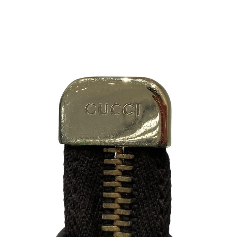 GUCCI 古馳 TOTE BAG 帆布 PVC 老花 托特包 棕色 金釦-12