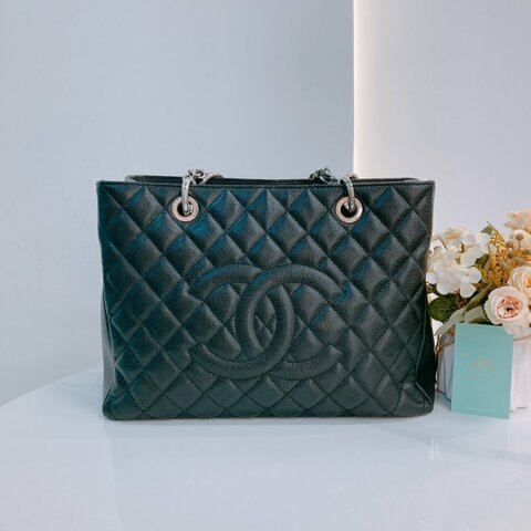 MS0613	Chanel 香奈兒經典購物單肩包包 Grand Shopping Tote GST Grained Calfskin Caviar