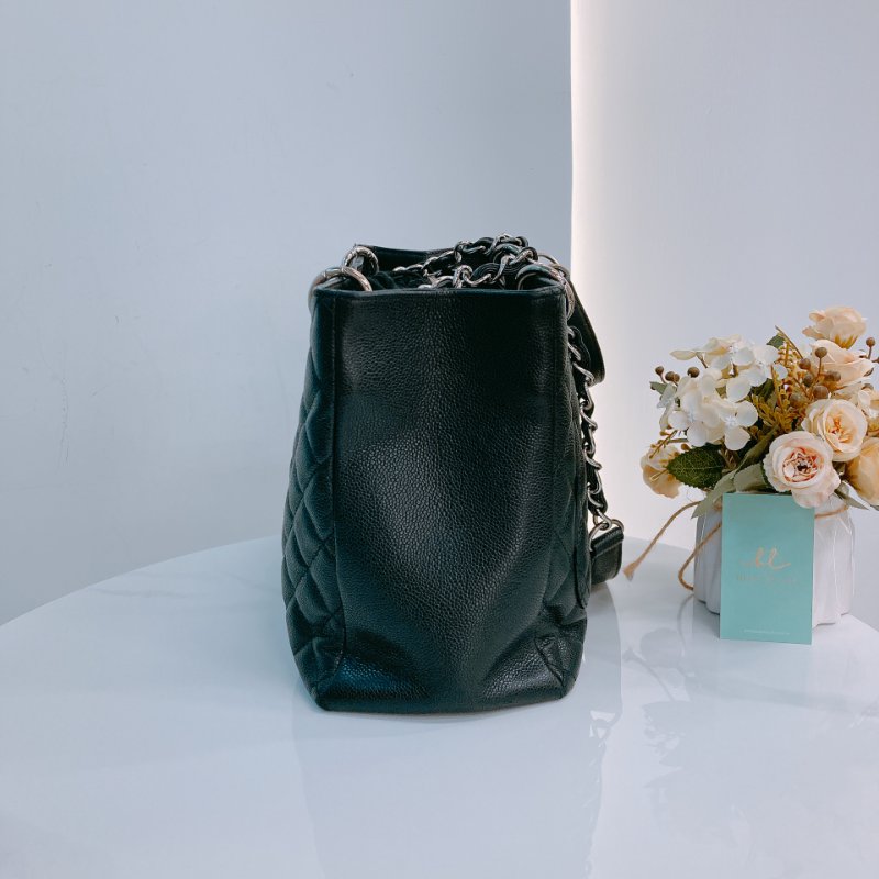 MS0613	Chanel 香奈兒經典購物單肩包包 Grand Shopping Tote GST Grained Calfskin Caviar-3
