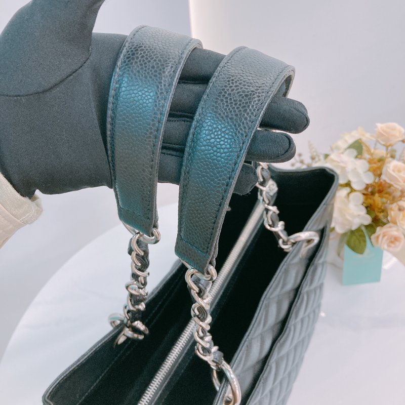 MS0613	Chanel 香奈兒經典購物單肩包包 Grand Shopping Tote GST Grained Calfskin Caviar-11