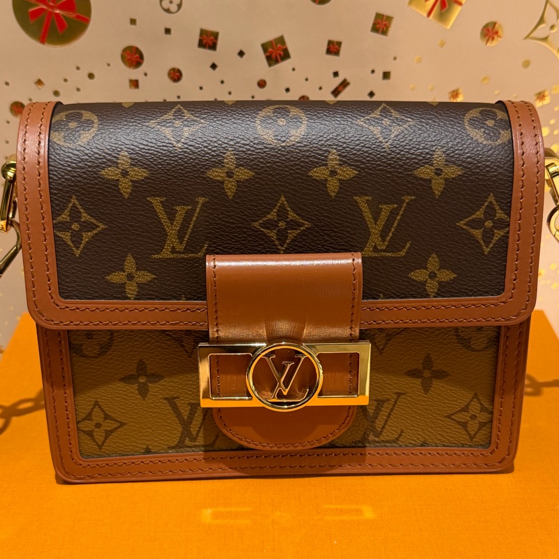 全新✨Louis Vuitton👜Mini Dauphine 小達芙妮🤎送內膽包-11