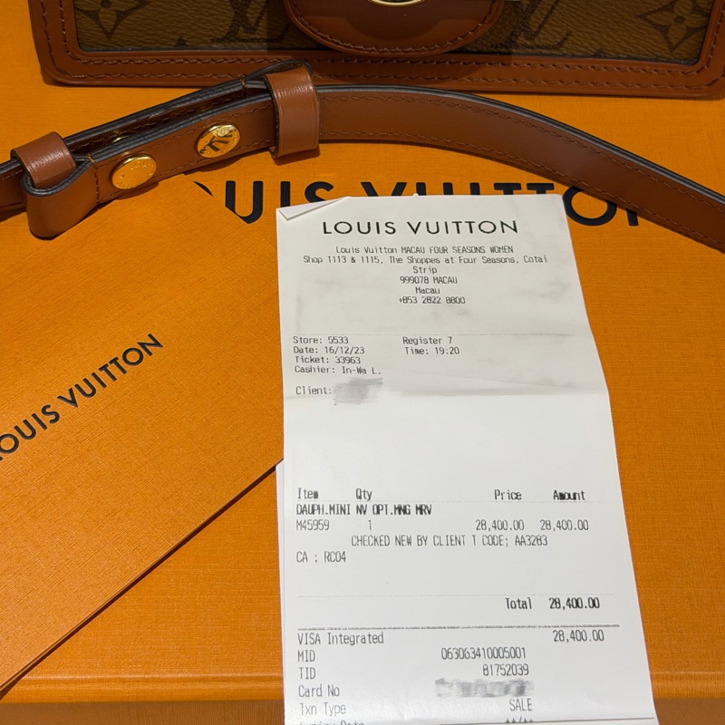 全新✨Louis Vuitton👜Mini Dauphine 小達芙妮🤎送內膽包-30