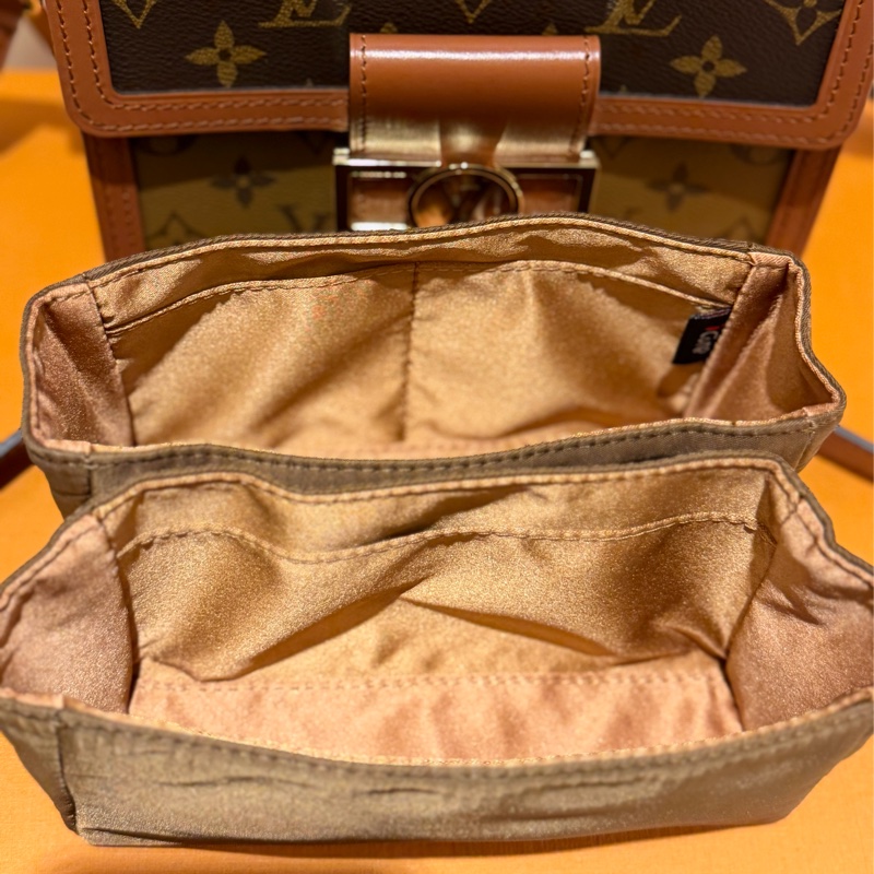 全新✨Louis Vuitton👜Mini Dauphine 小達芙妮🤎送內膽包-34